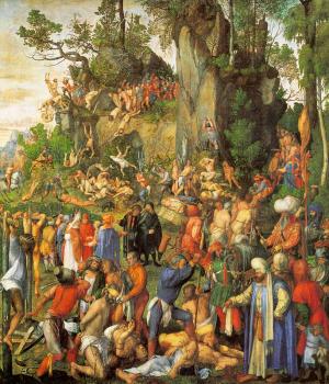 Albrecht Durer : The Martyrdom of the Ten Thousand